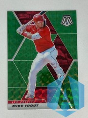 2021 Panini Mosaic Mosaic Green #103 Mike Trout Los Angeles Angels